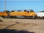 UP 529  2Sep2012  Sunday Morning in the Bellmead Yard 